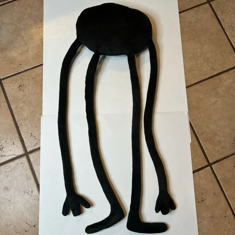 Big Black Fun Soft Cartoon Character Throw Pillow Soft Plush Toy Alien Character